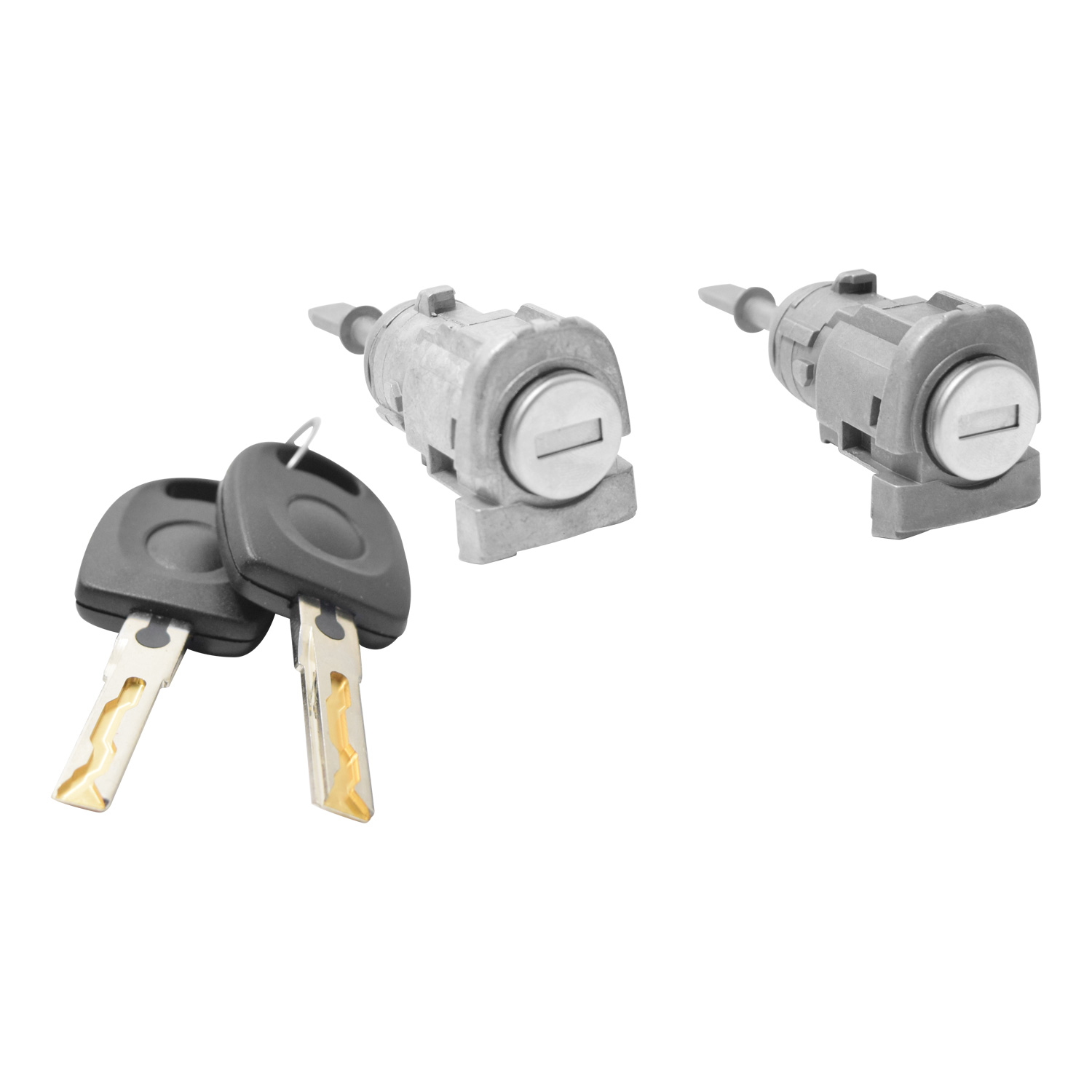 71041 CILINDRO PARA PUERTA VW CROSSFOX 07-17/GOLF 00-06/JETTA A4 99-07/LUPO 04-09/POLO 03-07/JETTA CLASICO 08-15 PIVOTE 4CM JUEGO METAL TIPO ORIGINAL DERECHA/IZQUIERDA