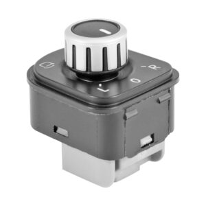 71110 CONTROL ELECTRICO VW GOLF GTI 07-12/BORA GLI 05-10 DE ESPEJO 6 PINS NEGRO FILO PLATA P/ESPEJOS AUTOABATIBLES C/DESEMPA?ANTE 12VCC MANIJAUTO