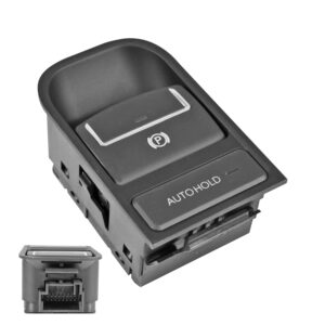 71112 CONTROL ELECTRICO VW TIGUAN 09-17 PARA FRENO DE MANO 16 PINS 1 TECLA NEGRO FILO PLATA 12VCC MANIJAUTO