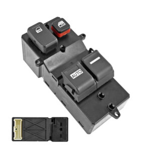 71210 CONTROL ELECTRICO HD ACCORD 2P COUPE 03-07  DE ELEVADOR 23 PINS 4 TECLAS NEGRO 12VCC MANIJAUTO Izquierdo Delantera