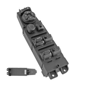 71216 CONTROL ELECTRICO DG RAM 02-08  DE ELEVADOR 20 PINS 6 TECLAS NEGRO CON CONTROL PARA ESPEJO 12VCC MANIJAUTO Izquierdo Delantera