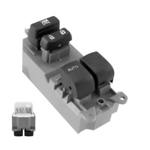 71221 CONTROL ELECTRICO TY YARIS 2 PUERTAS 06-11  DE ELEVADOR 10 PINS 4 TECLAS NEGRO BASE GRIS 84820-0D100 12VCC CHN CHIN MANIJAUTO Izquierdo Delantera