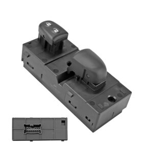 71449 CONTROL ELECTRICO NS SENTRA 13-19/X-TRAIL 15-22  DE ELEVADOR 12 PINS 2 TECLAS NEGRO 12VCC CHIN MANIJAUTO Derecho Delantera