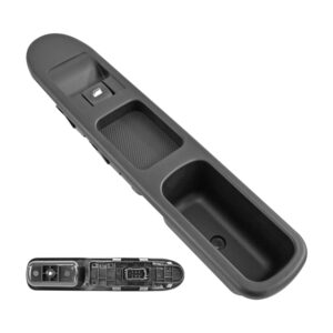 71506 CONTROL ELECTRICO PG 207 HATCHBACK/COUPE 08-13  CON BISEL DE ELEVADOR 6 PINS 1 TECLA NEGRO 12VCC MANIJAUTO Derecho Delantera