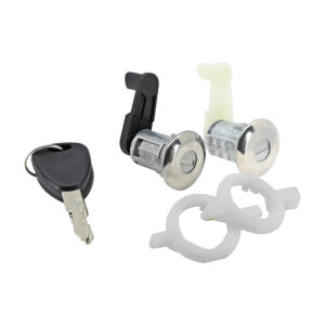 71571 CILINDRO PARA PUERTA RN MEGANE I/SCENIC 01-03  CON LLAVE JUEGO 2 PIEZAS METAL CROMADO CHN CHIN MANIJAUTO 7701468981/7701468982 Derecho/Izquierdo Delantera