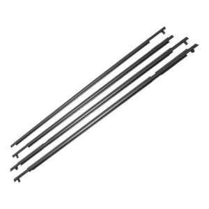 75633 MOLDURA BOTAGUA TY RAV4 06-12  JUEGO 4 PIEZAS DELANTERA 91CM / TRASERA 97CM NEGRA MANIJAUTO CHIN Derecho/Izquierdo Delantera/Trasera