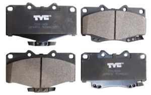 825-D436-MS BALATA DEL TACOMA 95-98 4W/TACOMA 02-04 2W/ HILUX 89-95 4W/HILUX 05-11/4RUNNER 03-04 SEMIMETALICA JGO