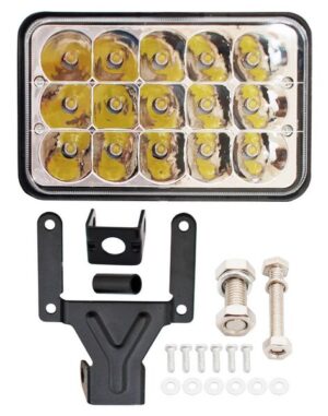 900-UN0026 FARO UNIVERSAL 4651/ 52 CUADRADA CHICA ALTA/ BAJA LEDS CON BASE ECOCN 1 PZA