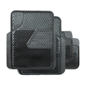 92874 TAPETE UN VARIOS VINYPLUS AUTOS 4 PIEZAS NEGRO 315