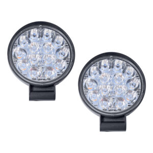 95273 FARO UN JUEGO REDONDO 14 LEDS AMBAR 12VCC