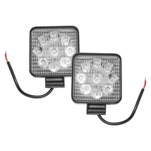 95276 FARO UN JUEGO CUADRADO 9 LEDS 12VCC