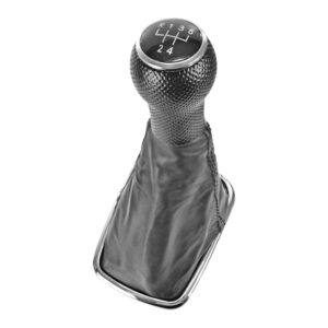 95478 PERILLA VW JETTA A4 98-08 FUNDA CON PERILLA NEGRA (FUNDA DE PIEL) CON BASE CROMO