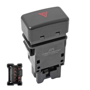 96363 BOTON DE INTERMITENTES NS D22 08-15/FRONTIER 01-04/NP300 08-15 8 PINS 1 TECLA NEGRO 12VCC MANIJAUTO