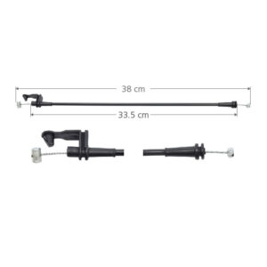 96500 CHICOTE CERRADURA FD CONTOUR 96-00  38 CM DELANTERA DERECHA/IZQUIERDA