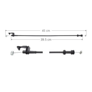 96501 CHICOTE CERRADURA FD CONTOUR 96-00  45 CM TRASERA DERECHA/IZQUIERDA