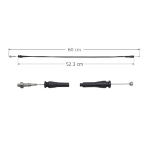 96520 CHICOTE CERRADURA FD F-150/F-250 97-08/LOBO 97-03/EXPEDITION 97-02  PARA CABINA Y MEDIA 60 CM HUSHAN SUPERIOR DERECHA/IZQUIERDA