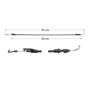 96524 CHICOTE CERRADURA ST TOLEDO 99-05  52 CM DELANTERA DERECHA/IZQUIERDA