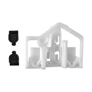 96797 REPUESTO DE ELEVADOR FD ECOSPORT 04-07/FIESTA 03-10  BASE CORREDERA 1 PIEZA BLANCO PLASTICO GENERICA TRASERA IZQUIERDA