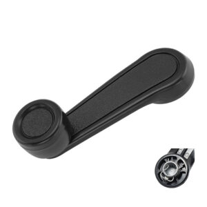 97010 MANIJA DE ELEVAR TY HILUX 89-04/COROLLA 89-91  BASE DE ZINC PERILLA NEGRA PLASTICO NEGRO HUSHAN