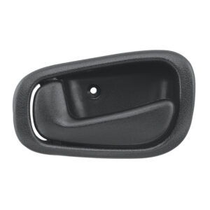 97237 MANIJA INTERIOR TY COROLLA  CV GEO PRIZM 98-02  SIN HOYO PARA SEGURO NEGRO PLASTICO HUSHAN DELANTERA/TRASERA IZQUIERDA
