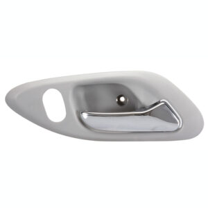 98170 MANIJA INTERIOR HD ACCORD 2P COUPE 98-02  CON HOYO PARA SEGURO GRIS CLARO/CROMADO PLASTICO DELANTERA DERECHA