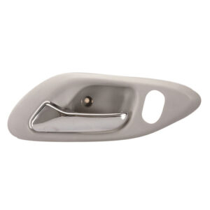 98171 MANIJA INTERIOR HD ACCORD 2P COUPE 98-02  CON HOYO PARA SEGURO GRIS CLARO/CROMADO PLASTICO DELANTERA IZQUIERDA