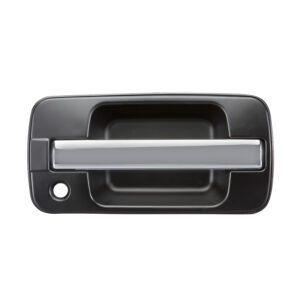 98300 MANIJA EXTERIOR IZ TROOPER 98-02  CON HOYO PARA LLAVE LISA PARA PINTAR NEGRA/CROMO PLASTICO HUSHAN DELANTERA DERECHA