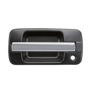 98301 MANIJA EXTERIOR IZ TROOPER 98-02  CON HOYO PARA LLAVE LISA PARA PINTAR NEGRA/CROMO PLASTICO HUSHAN DELANTERA IZQUIERDA