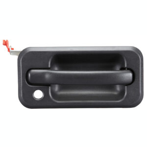 98470 MANIJA EXTERIOR HM H2 SUT/SUV 03-09  CON HOYO PARA LLAVE CORRUGADA NEGRA PLASTICO HUSHAN DELANTERA DERECHA