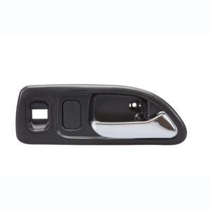 98614 MANIJA INTERIOR HD ACCORD 4P SEDAN 94-97  CON HOYO PARA SEGURO Y CRISTAL NEGRA/CROMO PLASTICO DELANTERA DERECHA