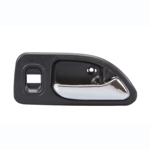 98616 MANIJA INTERIOR HD ACCORD 4P SEDAN 94-97  CON HOYO PARA CRISTAL NEGRA/CROMO PLASTICO TRASERA DERECHA