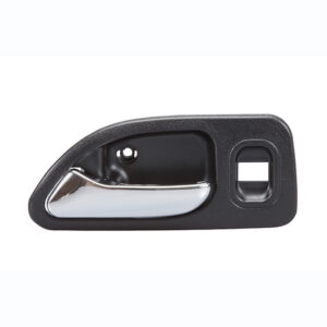 98617 MANIJA INTERIOR HD ACCORD 4P SEDAN 94-97  CON HOYO PARA CRISTAL NEGRA/CROMO PLASTICO TRASERA IZQUIERDA