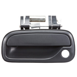 98657 MANIJA EXTERIOR TY TUNDRA CABINA Y MEDIA 00-06  CON HOYO PARA LLAVE CORRUGADA NEGRA PLASTICO HUSHAN DELANTERA IZQUIERDA
