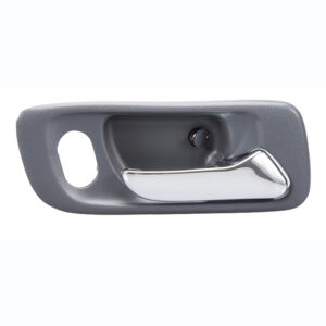 98674 MANIJA INTERIOR HD ACCORD 4P SEDAN 98-02/ODYSSEY 99-04 CON HOYO PARA SEGURO GRIS/CROMO PLASTICO DELANTERA DERECHA