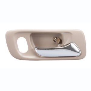 98676 MANIJA INTERIOR HD ACCORD 4P SEDAN 98-02/ODYSSEY 99-04 CON HOYO PARA SEGURO BEIGE/CROMADA PLASTICO DELANTERA DERECHA