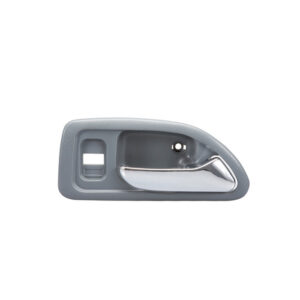 98710 MANIJA INTERIOR HD ACCORD 4P SEDAN 94-97 CON HOYO PARA SEGURO GRIS CLARO/CROMADO PLASTICO DELANTERA DERECHA