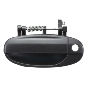 99081 MANIJA EXTERIOR CV AVEO 04-07 CON HOYO PARA LLAVE CORRUGADA NEGRA PLASTICO HUSHAN DELANTERA IZQUIERDA