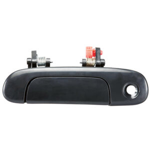 99153 MANIJA EXTERIOR MZ 323 FAMILIA/PROTEGE 99-03 CON HOYO PARA LLAVE LISA PARA PINTAR NEGRA PLASTICO HUSHAN DELANTERA IZQUIERDA
