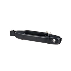 99187 MANIJA EXTERIOR TY PREVIA 91-97 CON HOYO PARA LLAVE CORRUGADA NEGRA PLASTICO HUSHAN DELANTERA IZQUIERDA