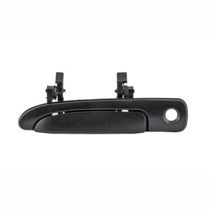 99281 MANIJA EXTERIOR FD GRAND MARQUIS/CROWN VICTORIA 92-11 CON HOYO PARA LLAVE CORRUGADA NEGRA PLASTICO HUSHAN DELANTERA IZQUIERDA