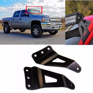 BDB1 BASE BARRA LED CHEV SILVERADO 07-13 PARA CURVA 50" JGO