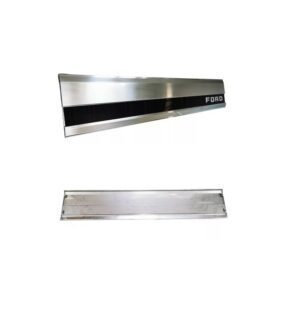 CAB34 MOLDURA TAPA CAJA (CHAPETON DE TAPA CAJA) FORD PU F150 87-96 MOLDURA NEGRA ALUMINIO
