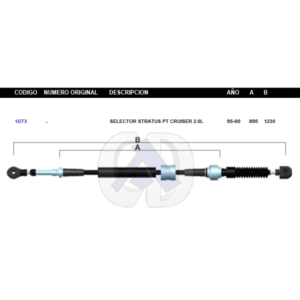 CDT45 CABLE DE TRANSMISION DG STRATUS STD MOTOR 2.0L 95-00 #1073