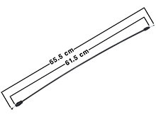 CHC2 CHICOTE CHAPA CHEV PU 07-13 LARGO (65.5CM)