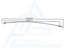 CHC4 CHICOTE CHAPA FORD COURIER 01-10 (92CM)