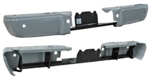 DTFSD08PCS DEFENSA TRAS FORD SUPER DUTY 08-16 GRIS C/REFUERZO S/HULE C/HOYO P/SENS