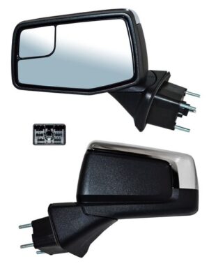 ELCGM19EL1 ESPEJO CHEV PU GMC SIERRA 19-21 ELECT CROM C/DESEMP C/PUNTO CIEGO 7 PINES 220902 IZQ