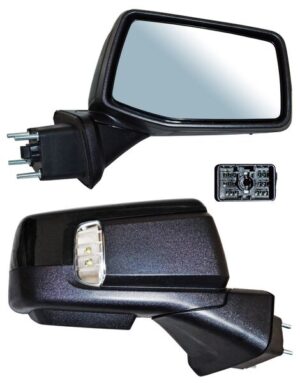 ELCGM19ER4 ESPEJO CHEV PU GMC SIERRA 19-21 ELECT P/PINT C/DESEMP C/SENS TEMP C/DIRECC C/LUZ INF C/MEM AUTOABATIBLE 15 PINES 220902 DER