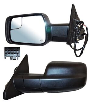 ELDPU19EL4 ESPEJO DODGE PU 19-22 RAM ELECT CHINO C/DESEMP C/ PUNTO CIEGO 7 PINES IZQ