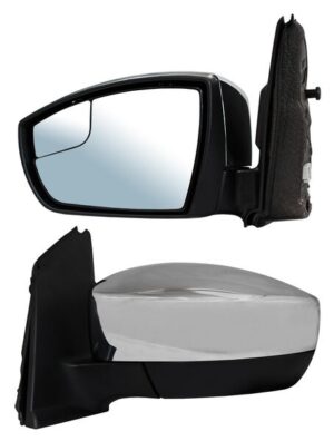 ELFEC13EL3 ESPEJO ESCAPE 13-15 ELECT CROMADO C/PUNTO CIEGO C/DESEMP IZQ